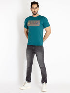 Mens Printed Round Neck T-shirt