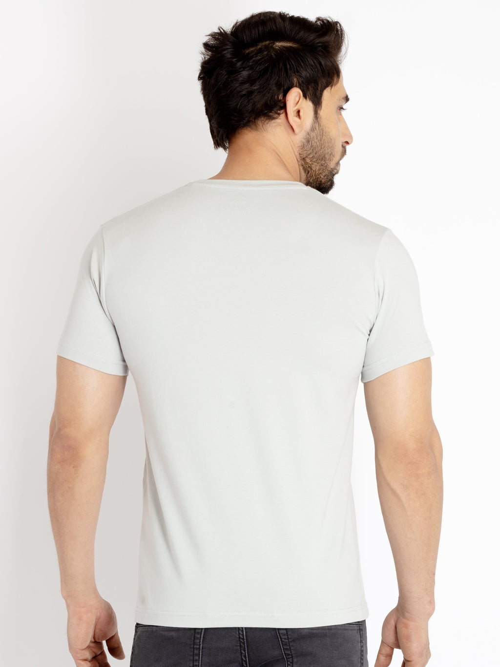 Mens Printed Round Neck T-shirt