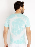 Mens Tie Dye Round Neck T-shirt