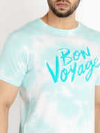 Mens Tie Dye Round Neck T-shirt