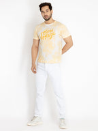 Mens Tie Dye Round Neck T-shirt