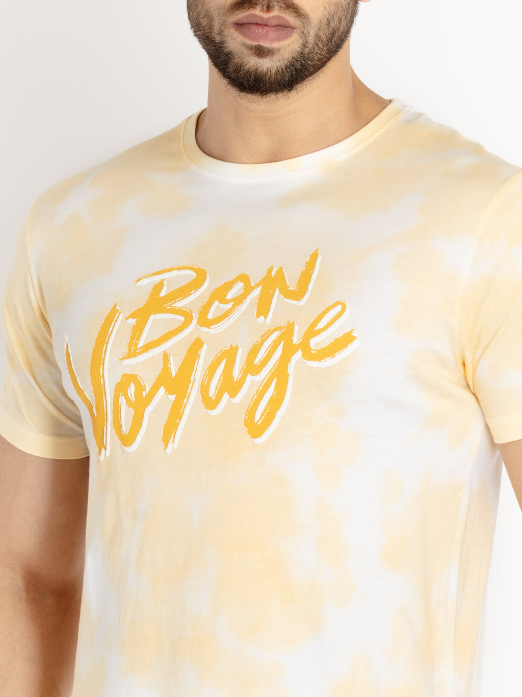 Mens Tie Dye Round Neck T-shirt