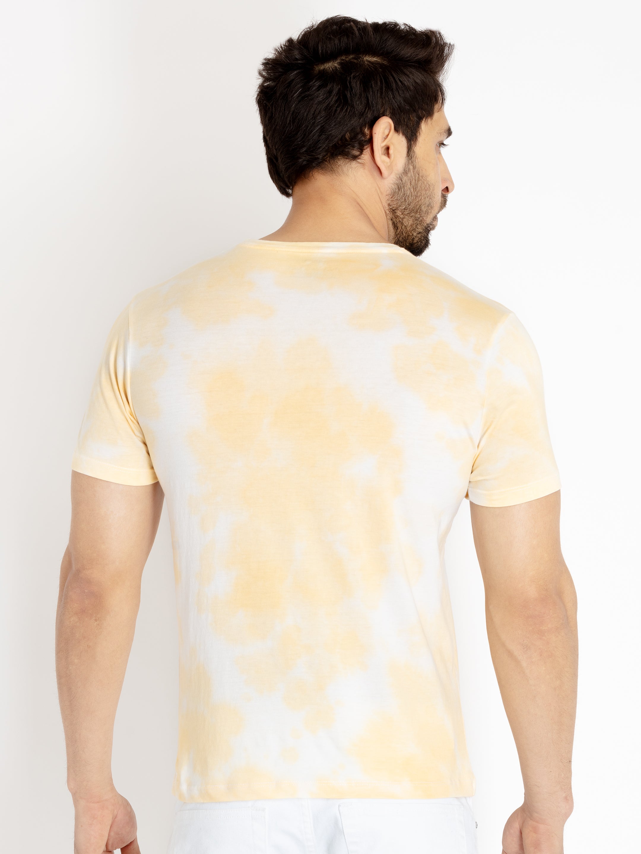 Mens Tie Dye Round Neck T-shirt