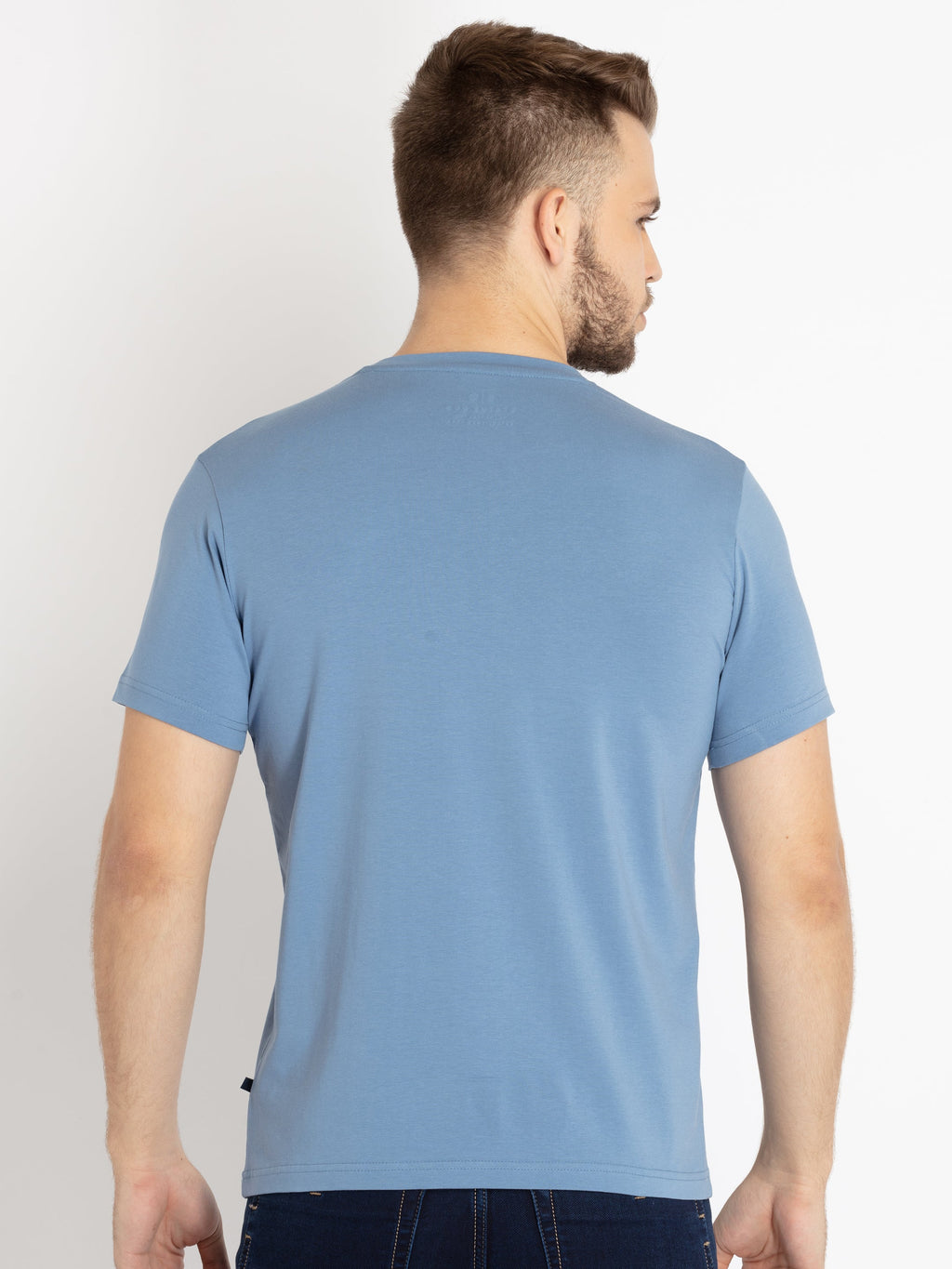 Mens Printed Round Neck T-shirt