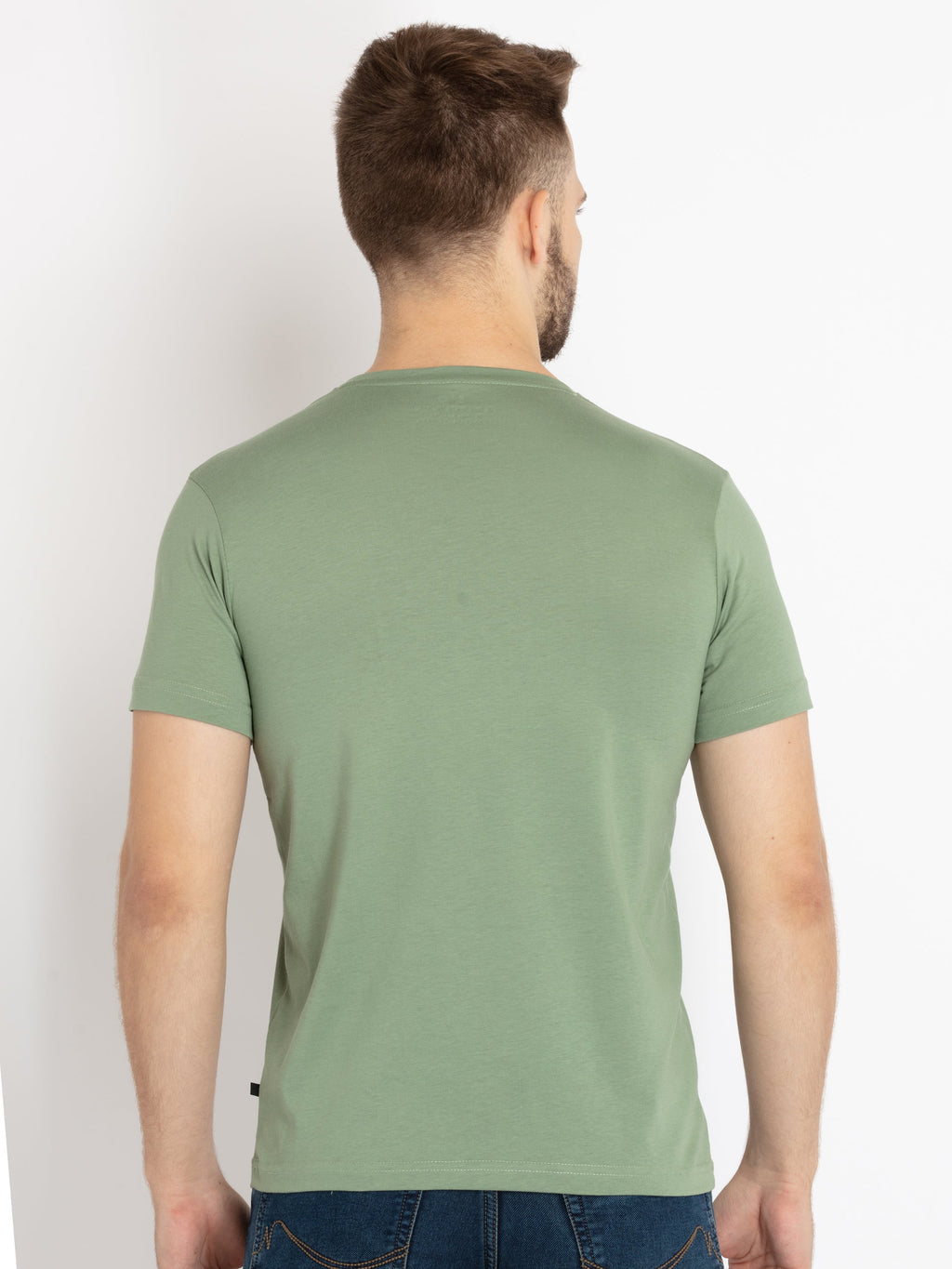 Mens Printed Round Neck T-shirt