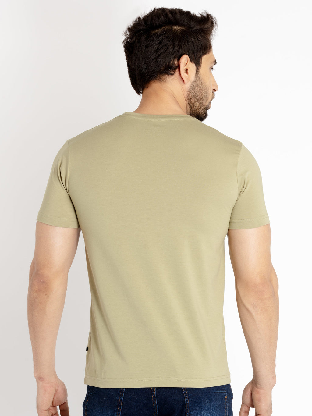Mens Printed Round Neck T-shirt