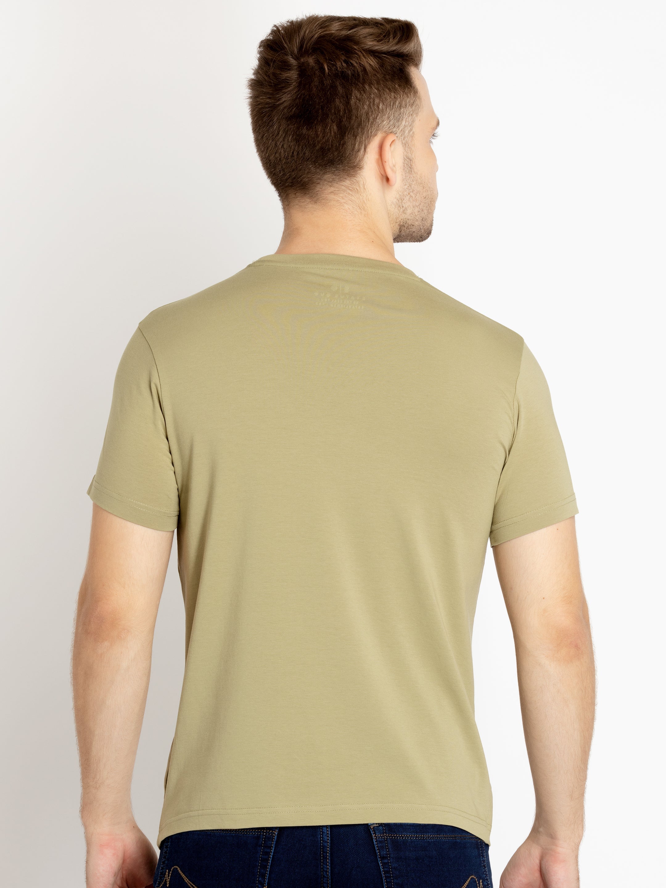 Mens Printed Round Neck T-shirts