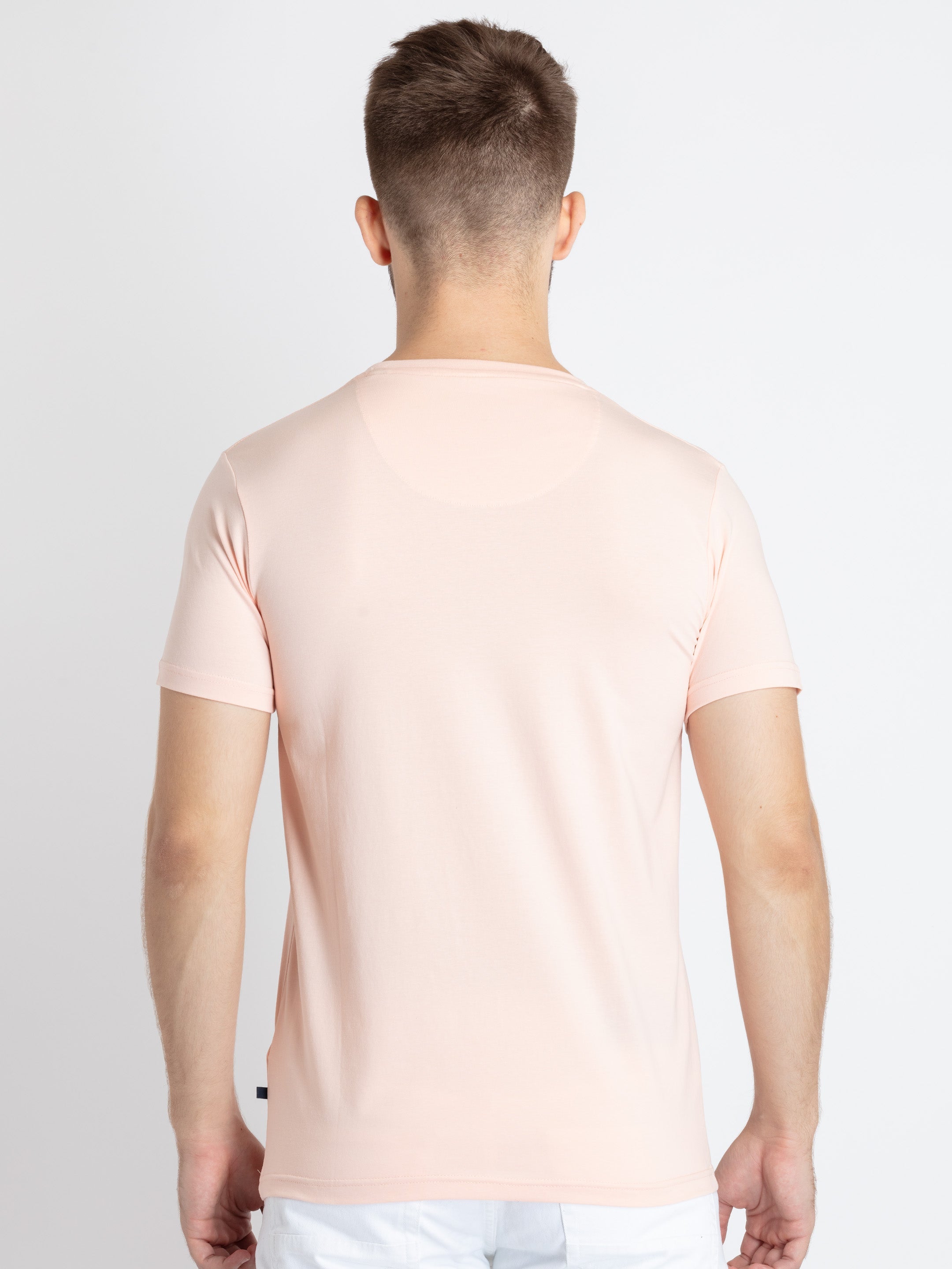 Mens Printed Round Neck T-Shirt