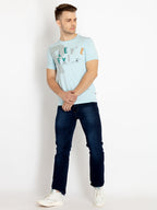 Mens Printed Round Neck T-shirts