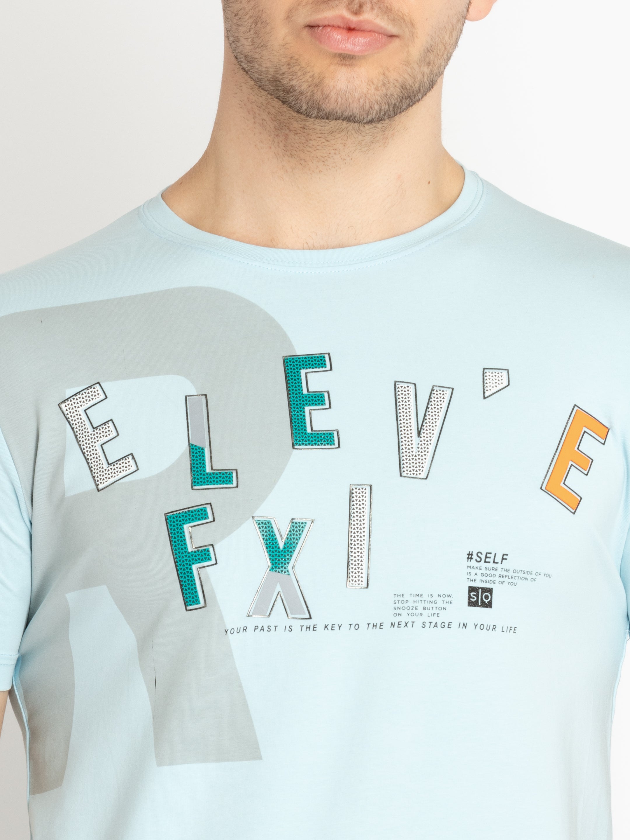 Mens Printed Round Neck T-shirts
