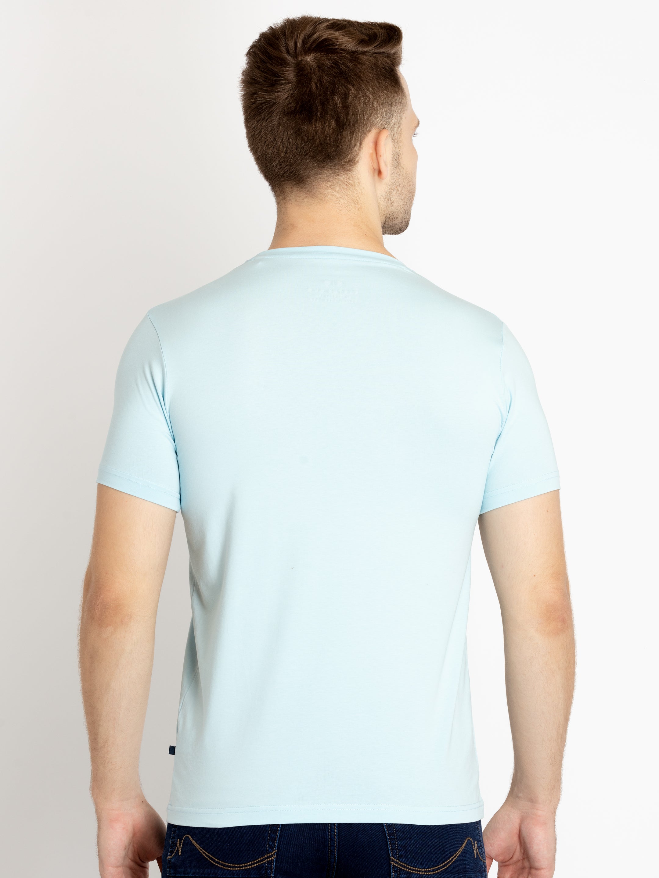 Mens Printed Round Neck T-shirts