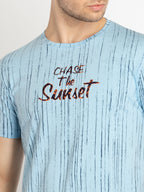 Mens Printed Round Neck T-shirts