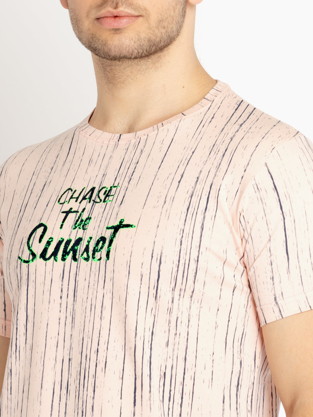 Mens Printed Round Neck T-shirts