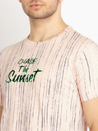 Mens Printed Round Neck T-shirts