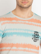 Mens Printed Round Neck T-shirts