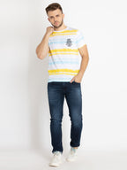 Mens Printed Round Neck T-shirt