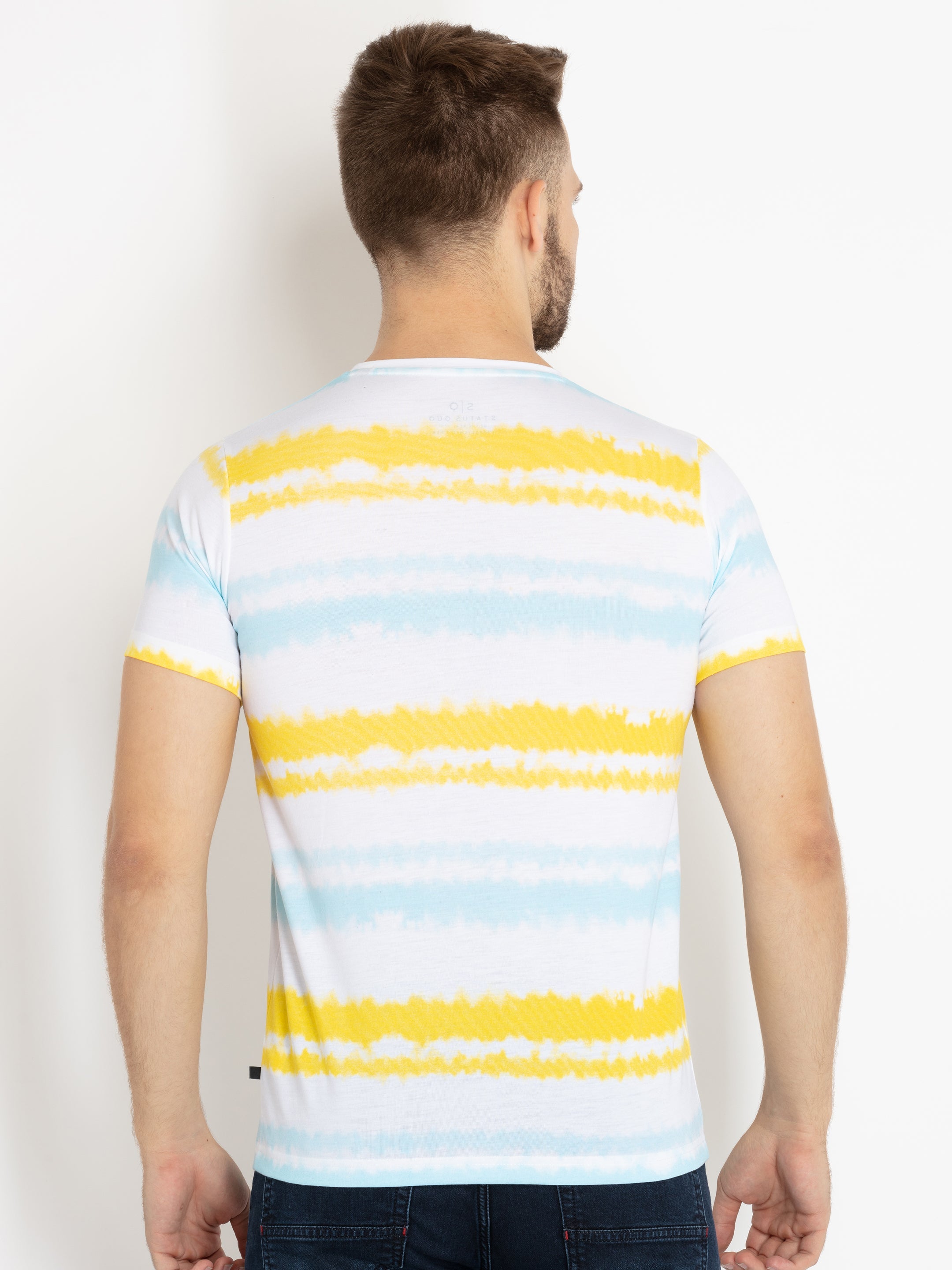 Mens Printed Round Neck T-shirt
