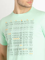 Mens Printed Round Neck T-shirts