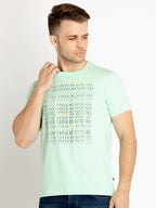 Mens Printed Round Neck T-shirts