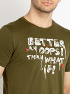 Mens Printed Round Neck T-shirts