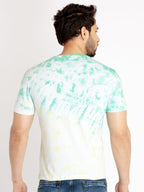 Mens Tie Dye Round Neck T-shirt