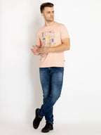 Mens Printed Round Neck T-shirts
