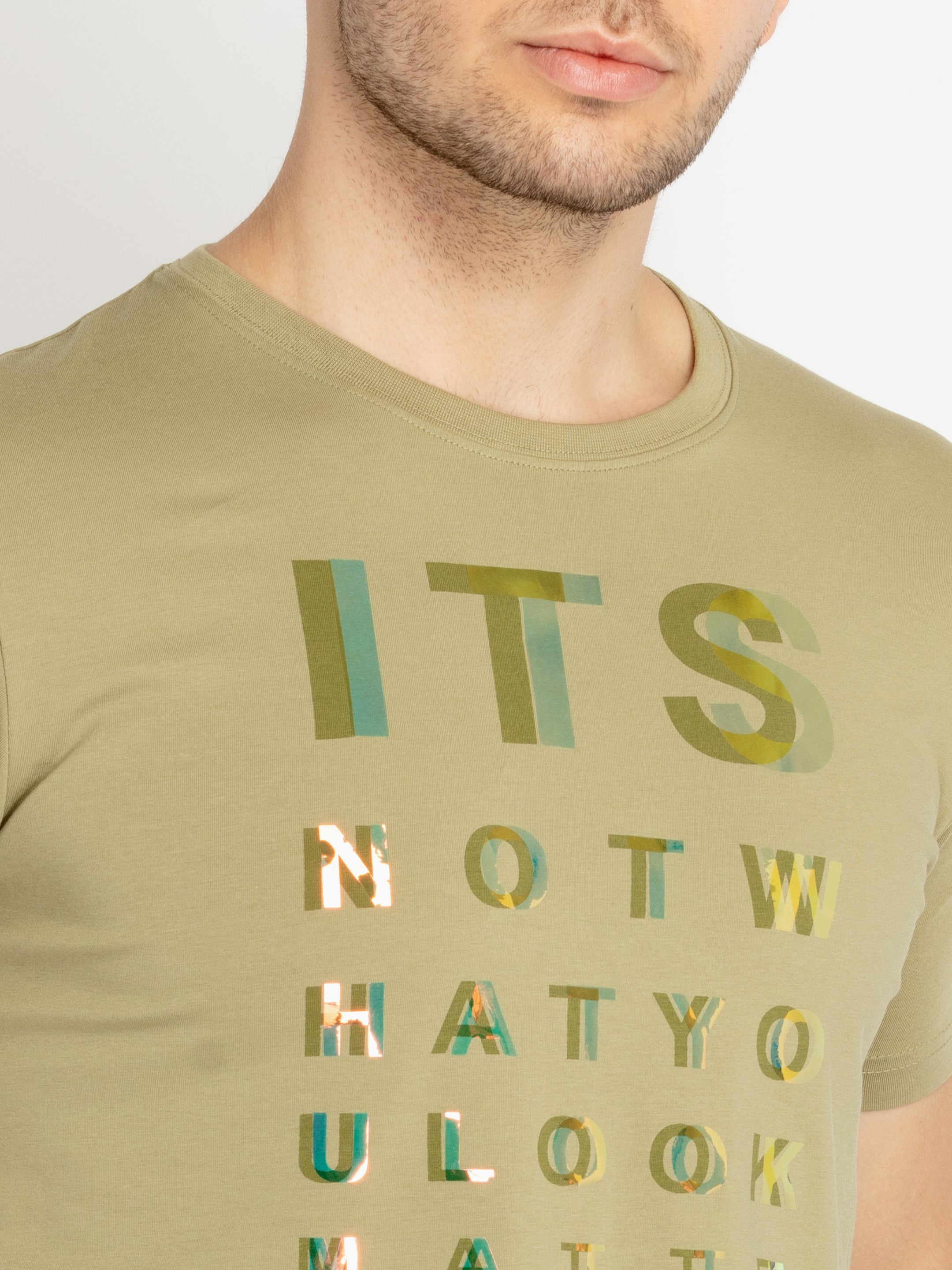 Mens Printed Round Neck T-shirts