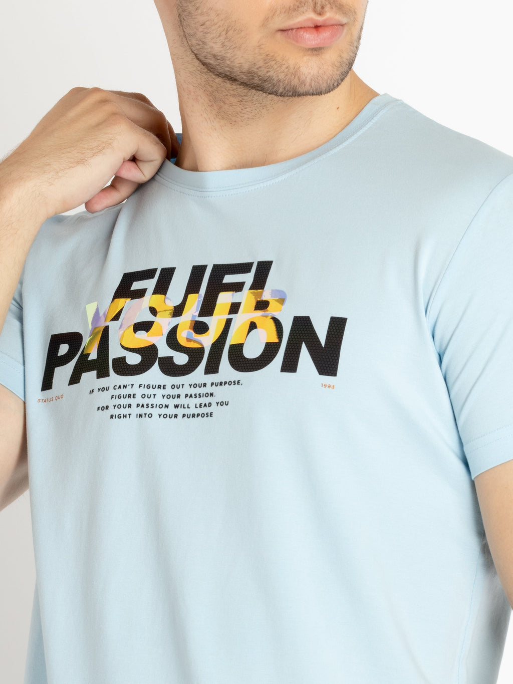 Mens Printed Round Neck T-shirts