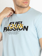 Mens Printed Round Neck T-shirts