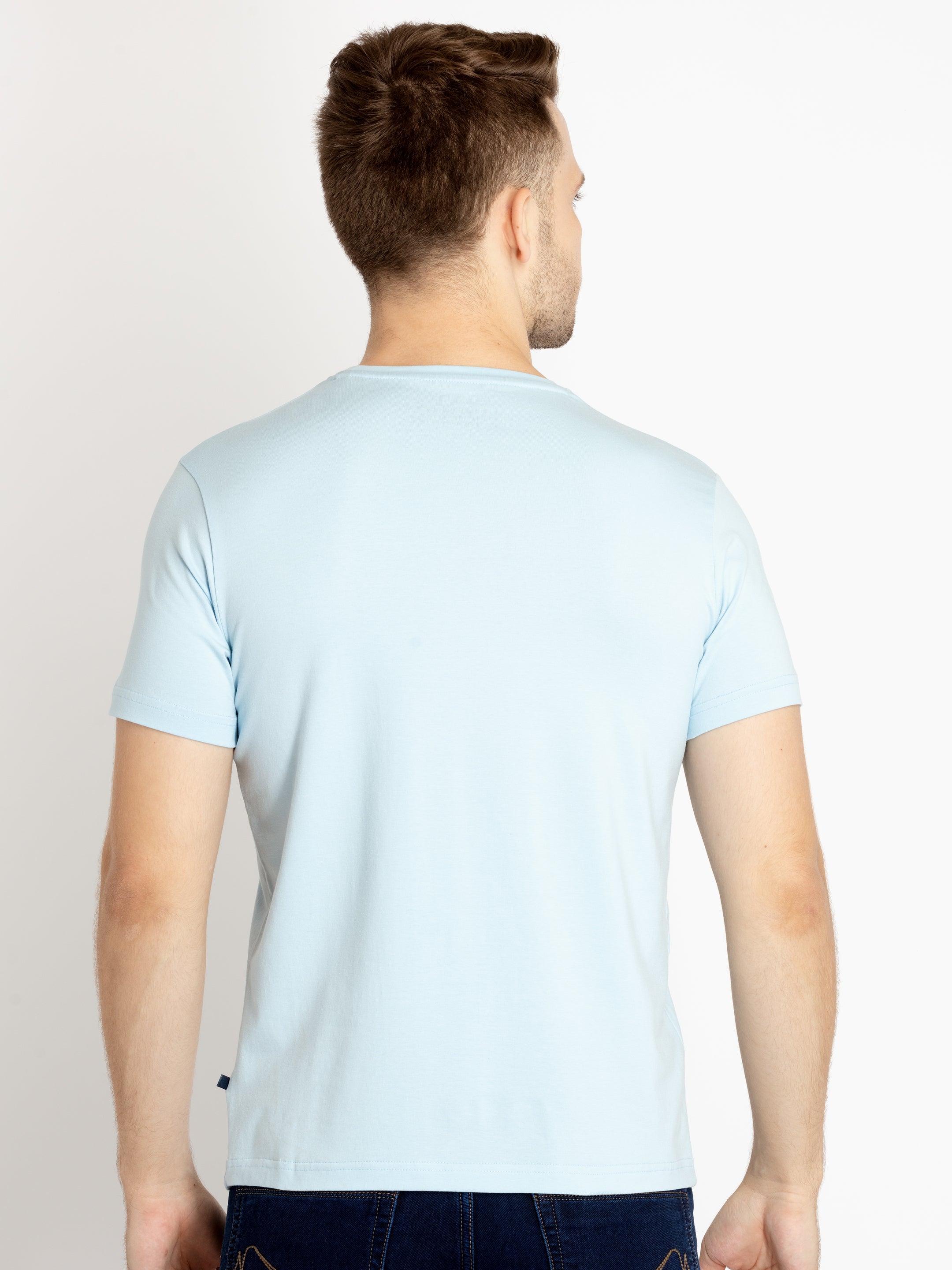 Mens Printed Round Neck T-shirts