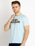 Mens Printed Round Neck T-shirts