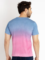 Mens Tie Dye Round Neck T-shirt