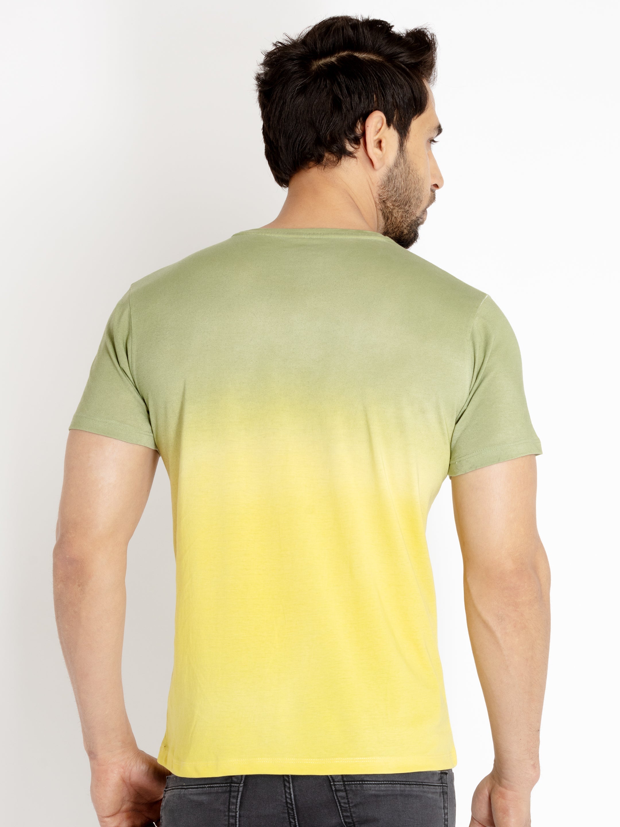 Mens Tie Dye Round Neck T-shirt