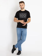 Mens Printed Round Neck T-shirt