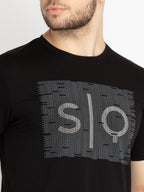 Mens Printed Round Neck T-shirt