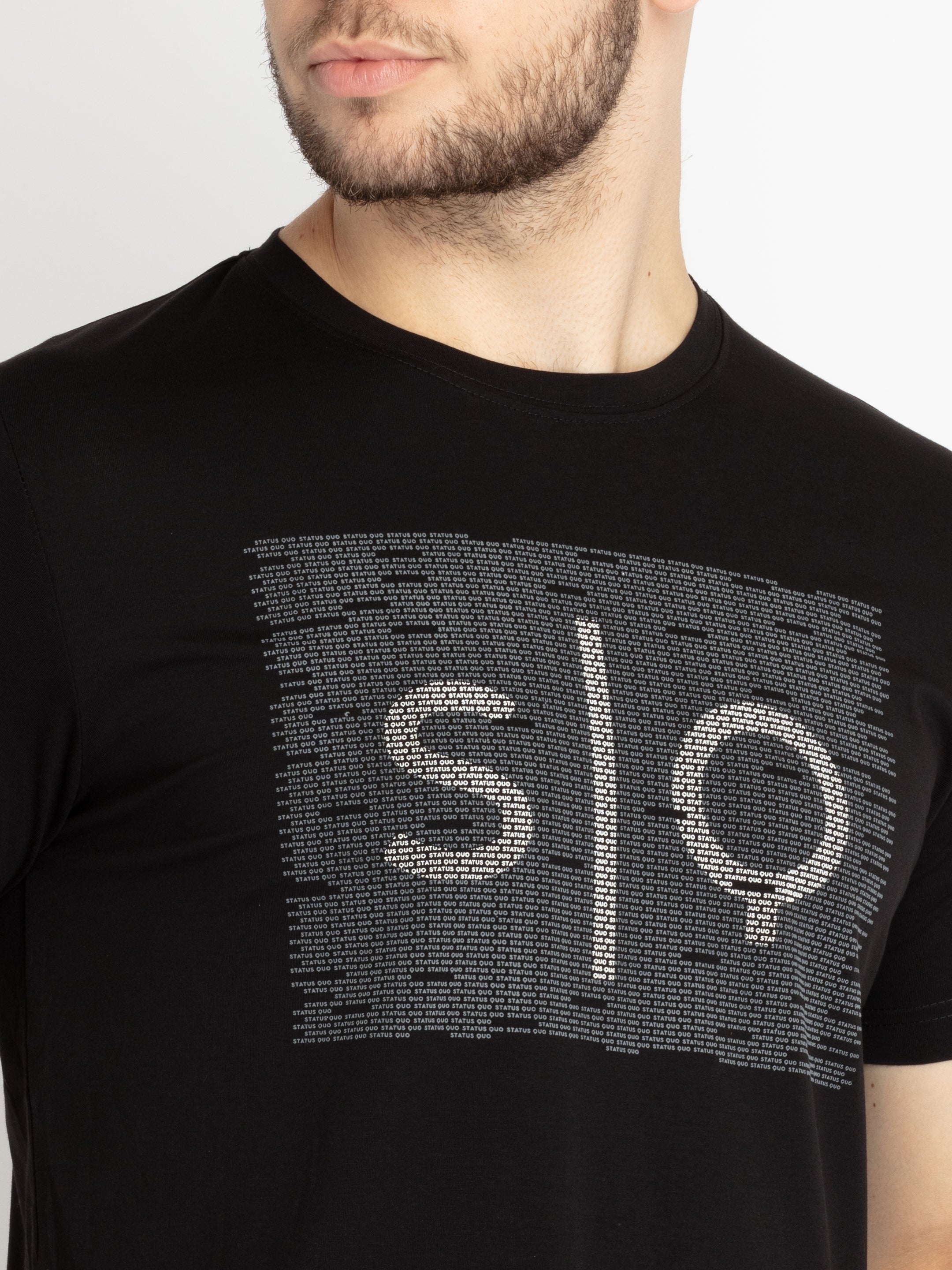 Mens Printed Round Neck T-shirt