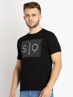 Mens Printed Round Neck T-shirt