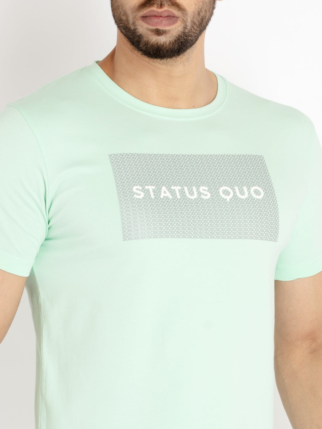 Mens Printed Round Neck T-shirt