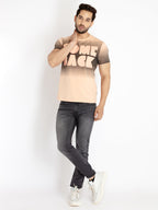 Mens Printed Round Neck T-shirt