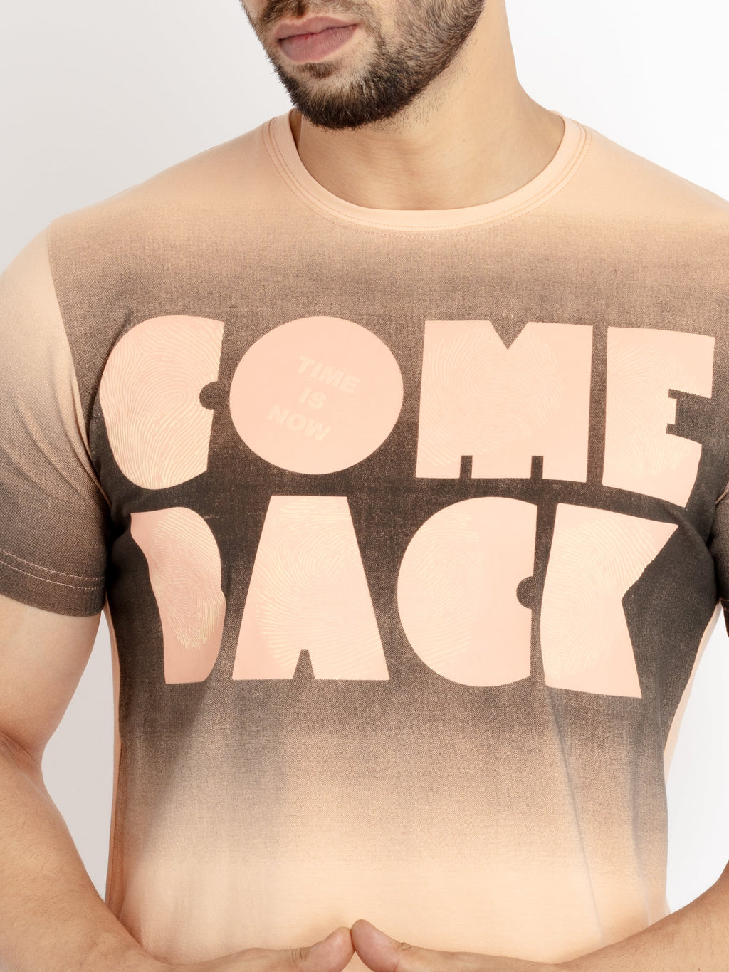 Mens Printed Round Neck T-shirt