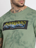 Mens All Over Printed Round Neck T-shirt
