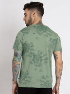 Mens All Over Printed Round Neck T-shirt