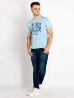 Mens Printed Round Neck T-shirts