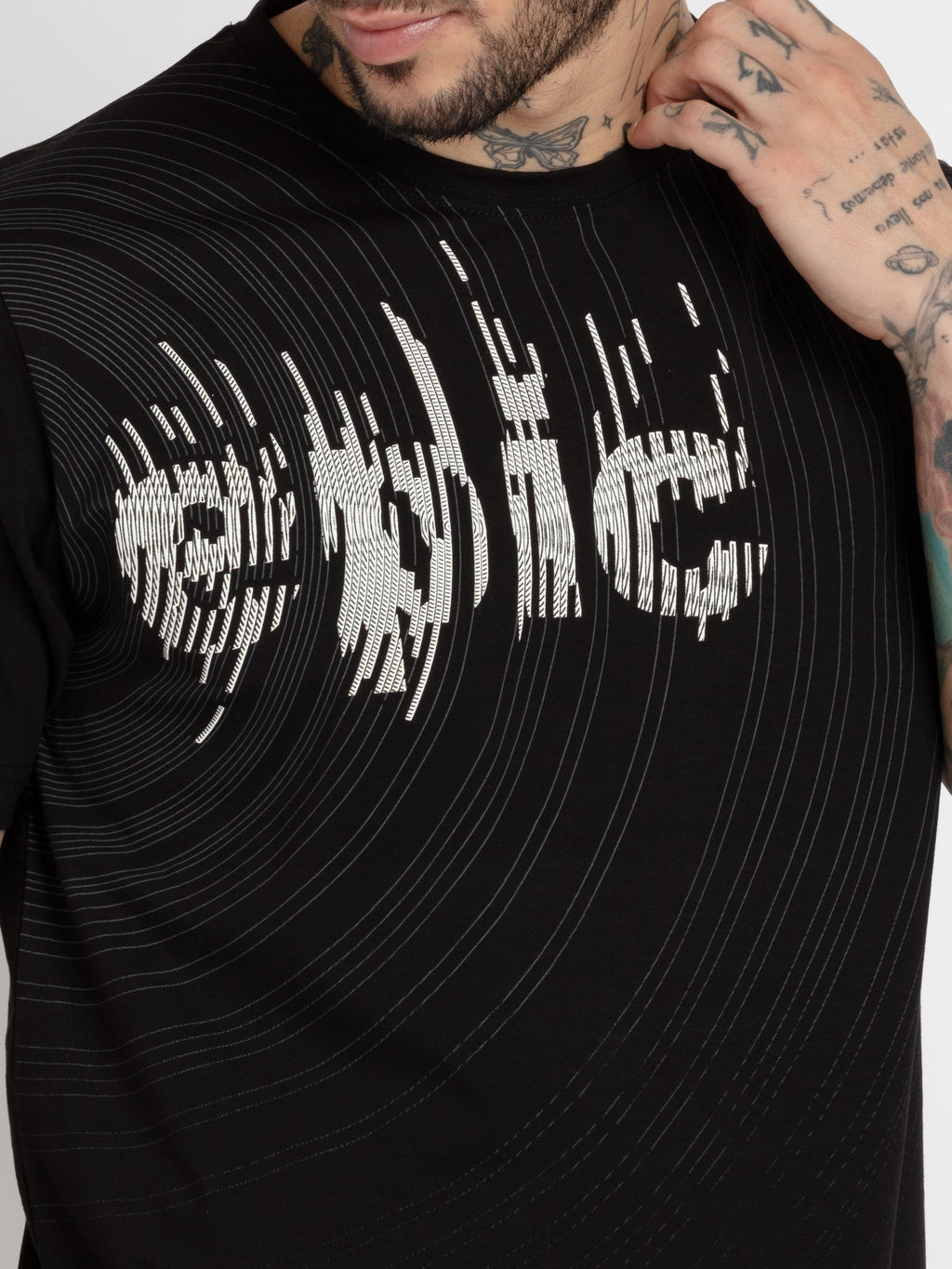 Mens Printed Round Neck T-shirt