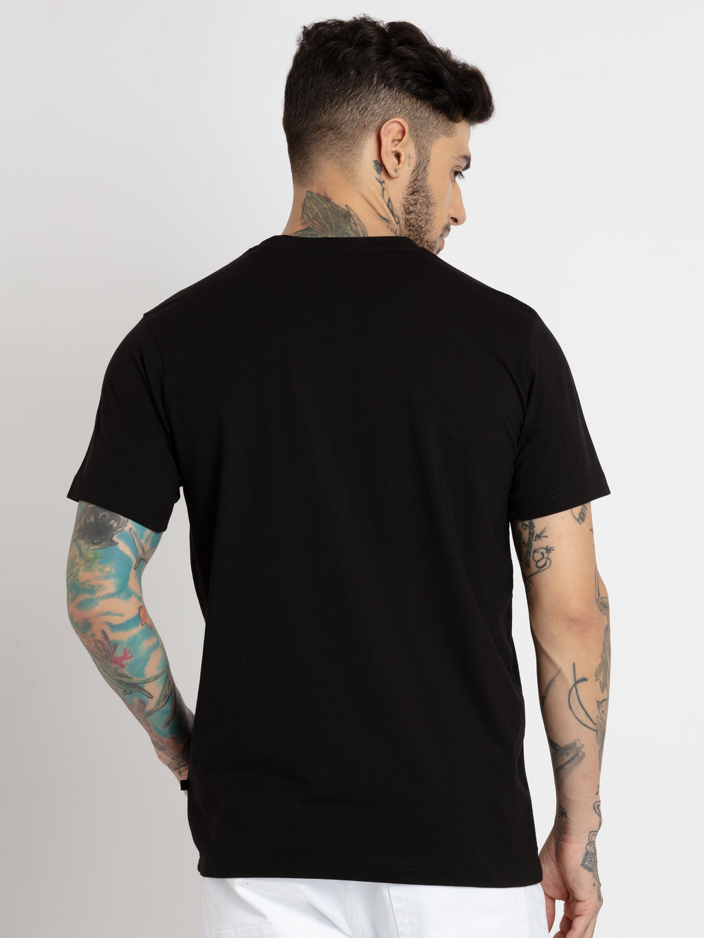 Mens Printed Round Neck T-shirt