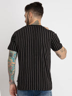 Mens Printed Round Neck T-shirt