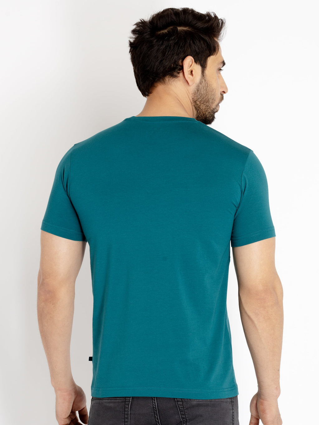 Mens Printed Round Neck T-shirt