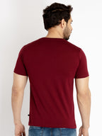 Mens Printed Round Neck T-shirt