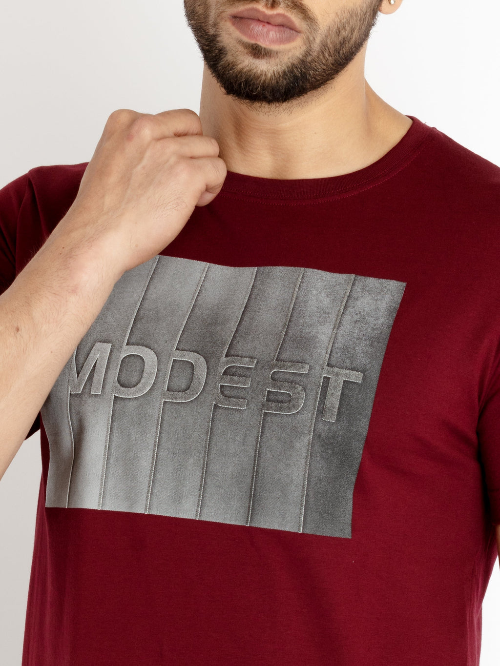 Mens Printed Round Neck T-shirt