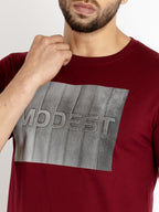 Mens Printed Round Neck T-shirt